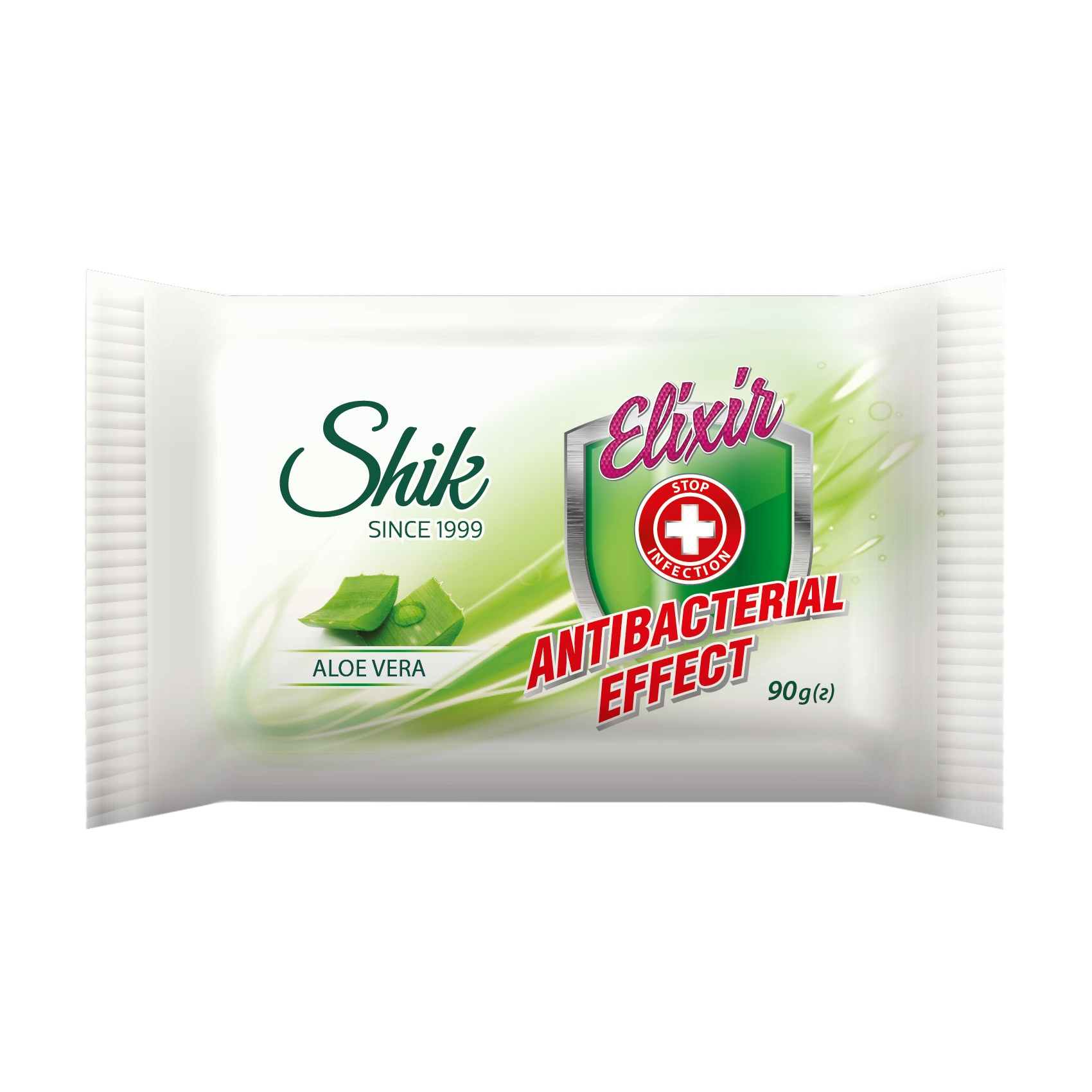 Мило тверде Shik Elixir Antibacterial Effect Aloe vera, 90 г